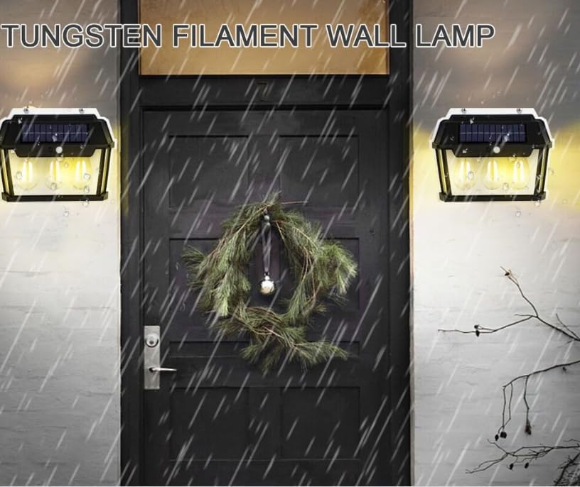 SkyShopy LED Bright Outdoor Solar Lights Wall lamp Wall Lights Outdoor, Wireless Dusk to Dawn Porch Lights Fixture, Solar Wall Lantern with 3 Modes & Motion Sensor SkyShopy LED Bright Outdoor Solar Lights Wall lamp Wall Lights Outdoor, Wireless Dusk to Dawn Porch Lights Fixture, Solar Wall Lantern with 3 Modes & Motion Sensor